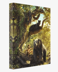 Jungle Book Canvas - Jungle Book 2016 Square, HD Png Download, Transparent PNG