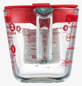 Pyrex Prepware 2 Cup Measuring Cup With Red Plastic - Coca-cola, HD Png Download, Transparent PNG