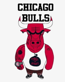 Bulls Drawing Logo Png Images - Chicago Bull, Transparent Png, Transparent PNG