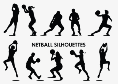 Female Netball Silhouette, HD Png Download, Transparent PNG