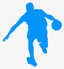 Basketball Player In Action - Bola Basket Vector Png, Transparent Png, Transparent PNG