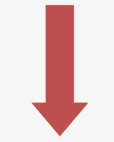 Red Downwards Arrow - Red Straight Arrow Png, Transparent Png, Transparent PNG