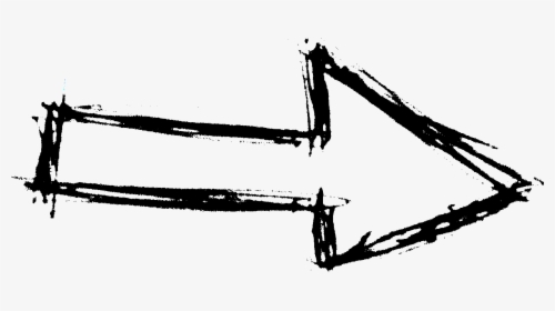 White Arrow Png - Drawing, Transparent Png, Transparent PNG