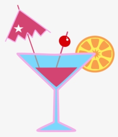 Drink,cocktail,martini Glass - Cocktail Clipart, HD Png Download, Transparent PNG