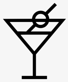 Drink Cocktail Martini - Martini Icon, HD Png Download, Transparent PNG