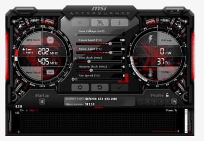 Asus Strix 1080 Overclock, HD Png Download, Transparent PNG