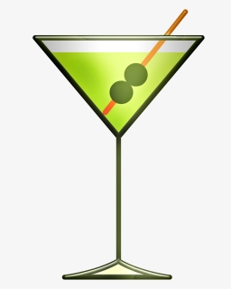 Martini, Drink, Alcohol, Cocktail, Alcoholic, Party - Martini Drink Clip Art, HD Png Download, Transparent PNG