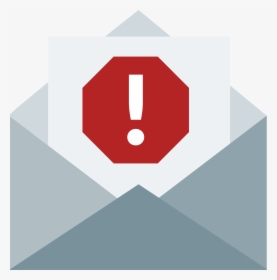 Envelope With Warning Message - Graphic Design, HD Png Download, Transparent PNG