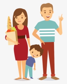 Parents Clipart Family Insurance - Parent Cartoon Png, Transparent Png, Transparent PNG