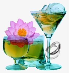 Cocktail Blue Hawaii Martini Soft Drink Mojito - Do, HD Png Download, Transparent PNG