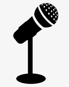 Microphone For A Singer Or A Conference Comments - Transparent Background Microphone Clipart, HD Png Download, Transparent PNG