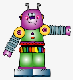 Multiplication Clipart Cartoon Character - Dj Inkers Robot, HD Png Download, Transparent PNG