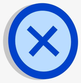 Multiplication Symbol Blue, HD Png Download, Transparent PNG