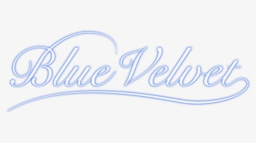 Blue Velvet Glow Logo - Blue Velvet 1986 Logo Png, Transparent Png, Transparent PNG