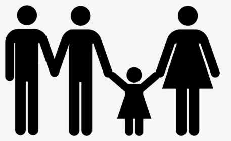 Transparent Parents Clipart - Three Parent Family, HD Png Download, Transparent PNG
