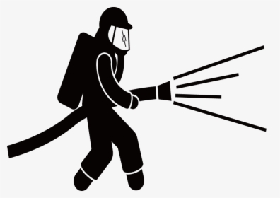 Firefighters Put Out The Fire Png Download - Firefighter, Transparent Png, Transparent PNG