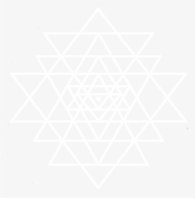 Sri Yantra Black And White, HD Png Download, Transparent PNG