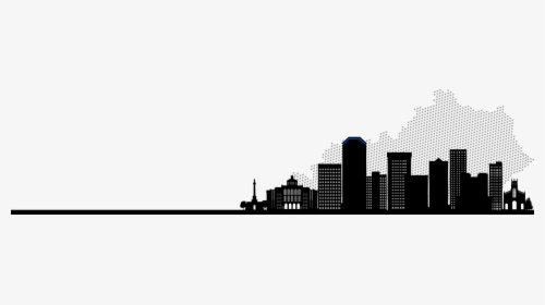 Smp - Lexington Ky Skyline Black And White, HD Png Download, Transparent PNG