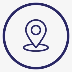 Location Icon - Circle, HD Png Download, Transparent PNG