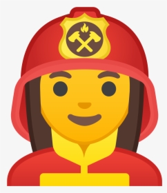 Woman Firefighter Icon - Firewoman Emoji, HD Png Download, Transparent PNG