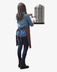 Coffee Person Png, Transparent Png, Transparent PNG