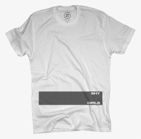 Shy Girls Grey Bar Tee - Active Shirt, HD Png Download, Transparent PNG