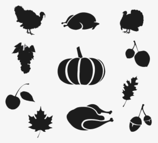 Clip Art Italian Silhouette - Free Thanksgiving Vector Silhouette, HD Png Download, Transparent PNG