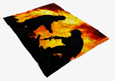 Putting Out The Fire Firefighter Blankets - Creative Arts, HD Png Download, Transparent PNG