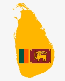 Sri Lanka Map Flag Clip Arts - Flag Of Sri Lanka, HD Png Download, Transparent PNG