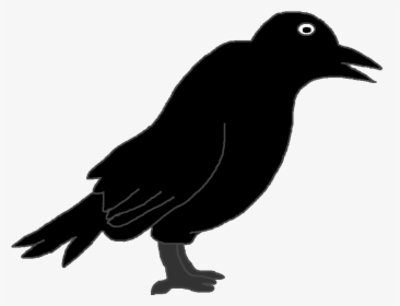 Graphics By Ruth - Outline Picture Of Crow, HD Png Download, Transparent PNG