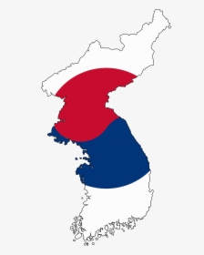 Korean Flag Tattoos Korean Flag, South Korea - Korean Empire Flag Map, HD Png Download, Transparent PNG