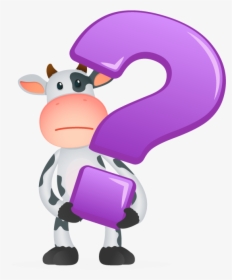 Cow With Question Marks, HD Png Download, Transparent PNG