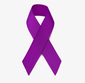 Purple Awareness Ribbon Png Background Image - Transparent Background Purple Ribbon, Png Download, Transparent PNG