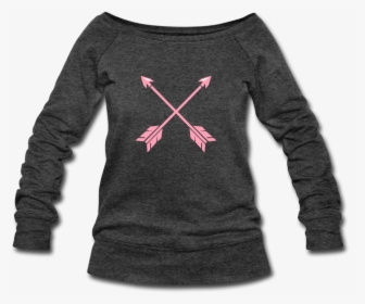 Native American Pink Arrows Women S Wideneck Sweatshirt - Femme Enceinte T Shirt Original, HD Png Download, Transparent PNG