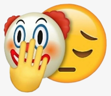 Sad Clown Cowboy Emoji , Transparent Cartoons - Smiley Sad Clown Emoji ...