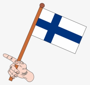Flag, Flag Of Finland, Finland, Finnish Border Flag - North Korean Flag Transparent, HD Png Download, Transparent PNG