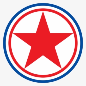 The North Korean Air Force Flag - North Korea Flag Star, HD Png Download, Transparent PNG