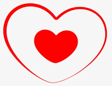 Outline Heart Png Transparent - Love Heart Image In Png Hd, Png Download, Transparent PNG