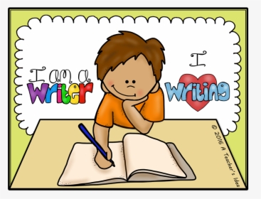 Clip Art Child Writing Clip Art - Creative Writing Children, HD Png Download, Transparent PNG