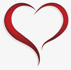 Heart Valentine Clip Art - Open Heart Clip Art, HD Png Download, Transparent PNG