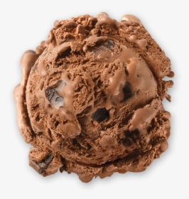 Chocolate Ice Cream Scoop - Dark Chocolate Ice Cream Scoop, HD Png Download, Transparent PNG