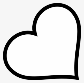 Black Heart Outlines Free Clipart Images - Heart Clipart Black And White, HD Png Download, Transparent PNG