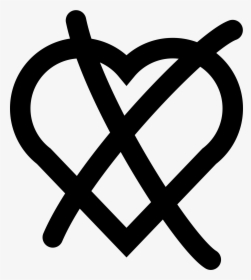 A Heart Clip Arts - Don T Like Symbol, HD Png Download, Transparent PNG