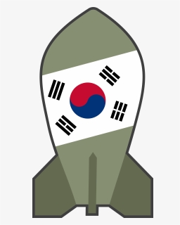 Vehicle,logo,south Korea - American Flag Atomic Bomb, HD Png Download, Transparent PNG