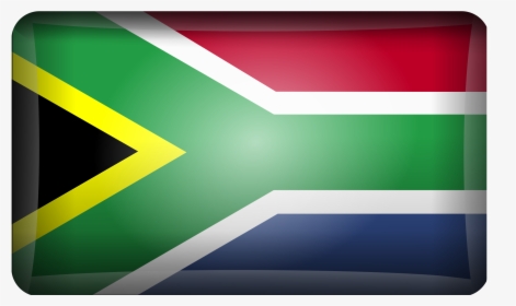 South African Flag 1 Clip Arts - South African Flag Cartoon, HD Png Download, Transparent PNG