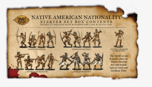 Native American Nationality Starter Set - English 17th Century Militias, HD Png Download, Transparent PNG