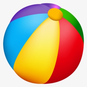 Beach Ball Vector Png Image Clipart - Transparent Background Beach Ball Clip Art, Png Download, Transparent PNG
