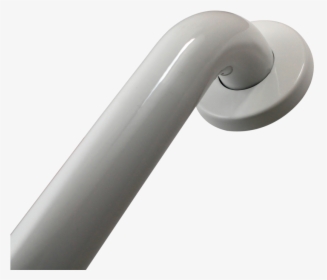 Straight Grey Glossy Grab Bar With Cover Flange - Shower Bar, HD Png Download, Transparent PNG