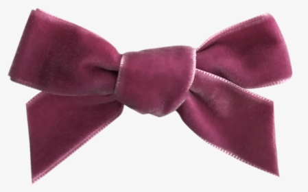 Image Of Dusty Lavender French Velvet Petit Bow Clip - Satin, HD Png Download, Transparent PNG