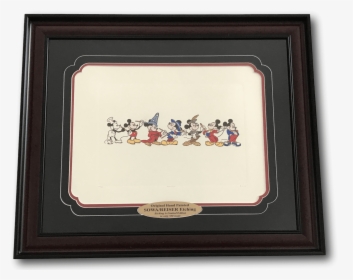 Mickey Mouse Framed Etch Artwork Sowa & Reiser - Picture Frame, HD Png Download, Transparent PNG